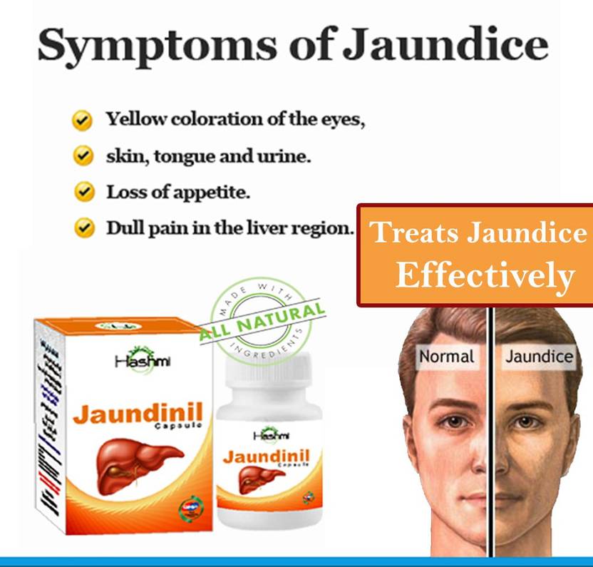 Hashmi JAUNDINIL CAPSULE Works effectively for enlarged liver & helps