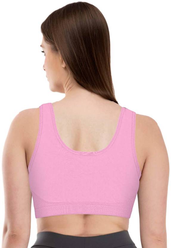 Pack of 3 Women Sports Non Padded Bra  (Multicolor)