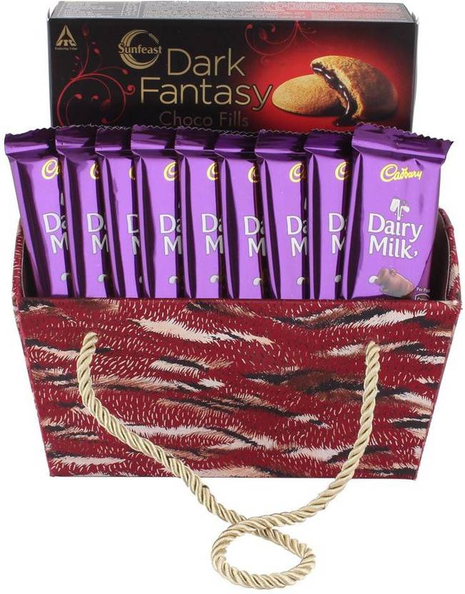 Cadbury Dairy Milk Dark Fantasy Combo Dairy Milk Chocolates With Premium For Birt Assorted