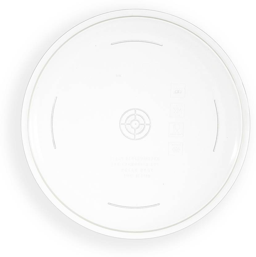 Sohna UNBREAKABLE ROUND TRANSPARENT PLATE Dinner Plate Price in India