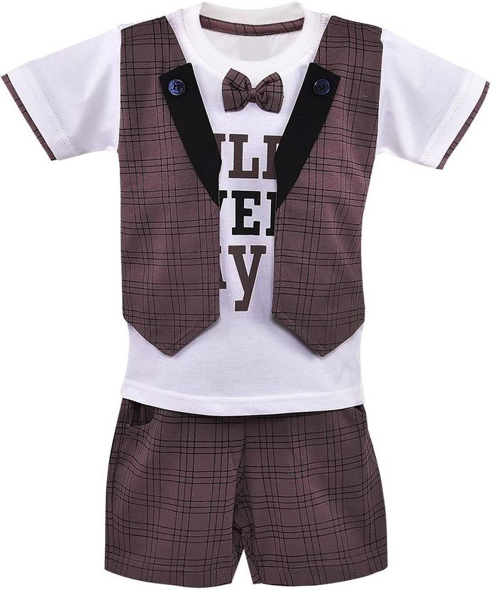 Wishkaro Baby Boys & Baby Girls Casual T-shirt Shorts