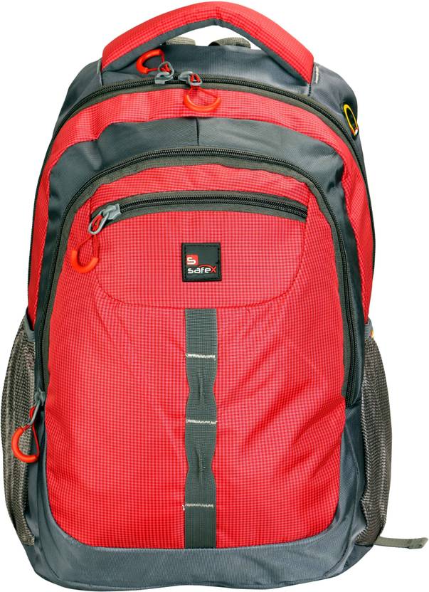 Safex 15.6 inch Laptop Backpack Red Price in India