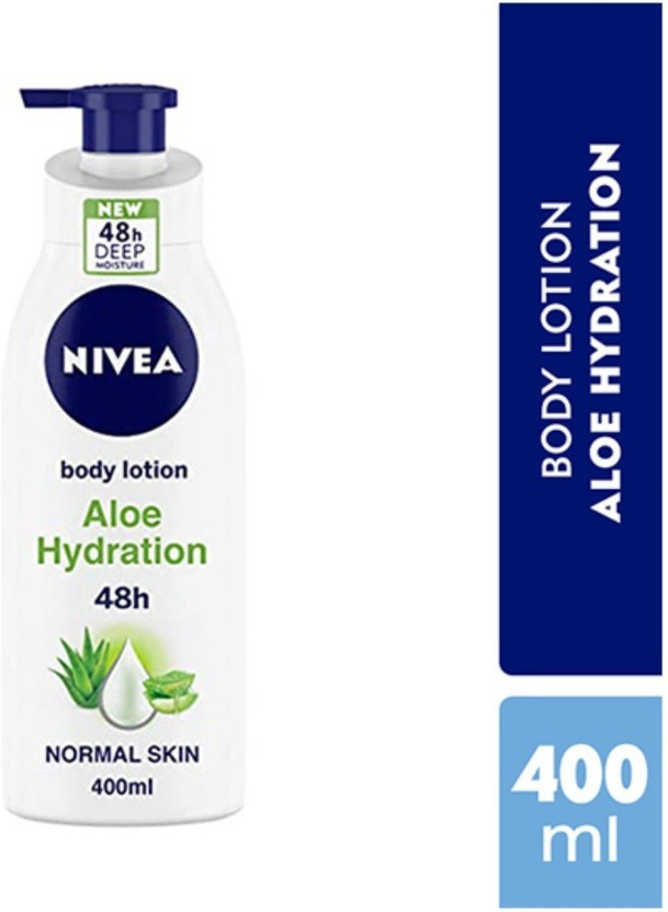 NIVEA Aloe Hydration Body lotion Pack of 1 400 ml Men and Women