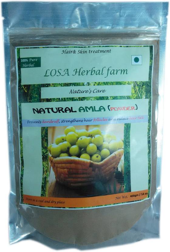Losa Amla Powder For Hair Growth Hair Black, Eliminates Toxins