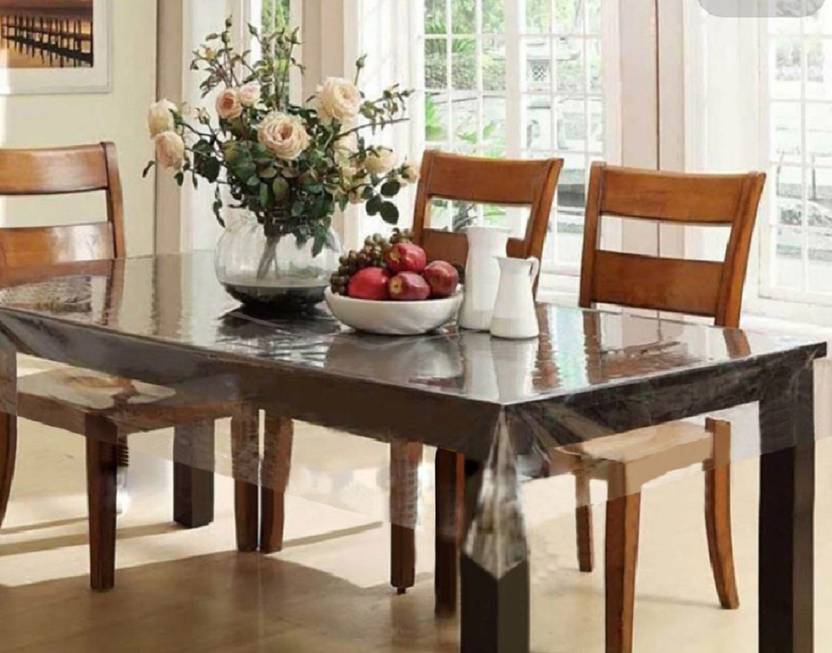 TANLOOMS PVC 6 Seater Solid Table Cover