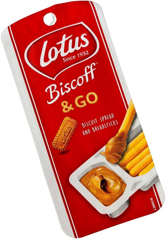 Lotus Biscoff & Go Biscuit Spread And Breadsticks 45g Crackles Price in