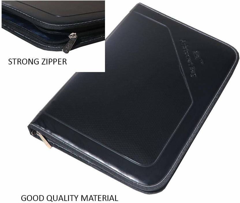 totam leather pu multipurpose 24 file sleeve store a4 professional files folders certificate letter legal size documents holder men women black