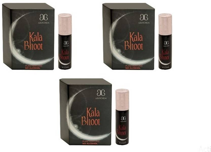 AROCHEM KALA BHOOT Attar long lasting fragrance No Alcohol Pure Perfume Herbal Attar (Set of 3) (6ml Each) Herbal Attar