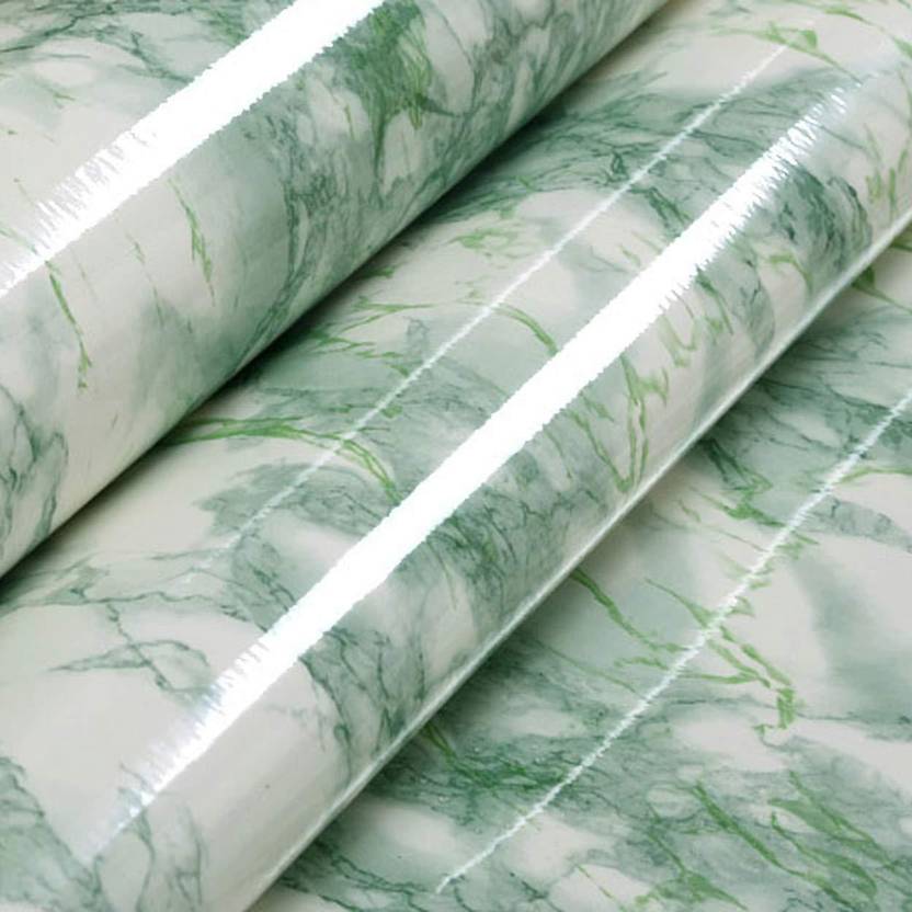 WolTop Abstract Green, White Wallpaper Price in India Buy WolTop
