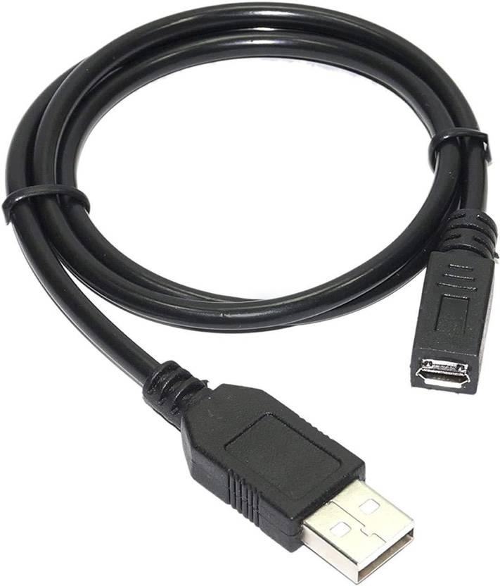 BIGGEAR (Pack of 1)13 Inch Micro USB Female to USB Male Cable for OTG Morpho 1300 E2, E3/Mantra MFS100/Startek FM 220/Cogent/Secugen Pro 20 0022-1PC-MOC-13IN USB Cable