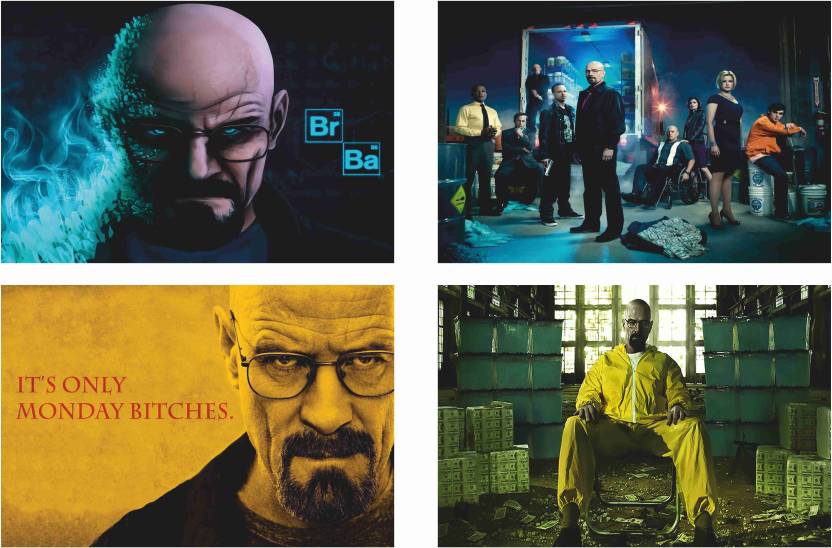 Breaking Bad Combo Poster Set of 4 Posters With Gloss Lamination M19 ...