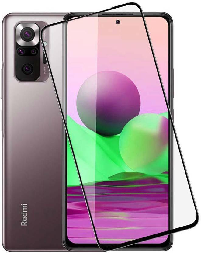 ASMANTIC Edge To Edge Tempered Glass for Mi Redmi Note 10 Pro