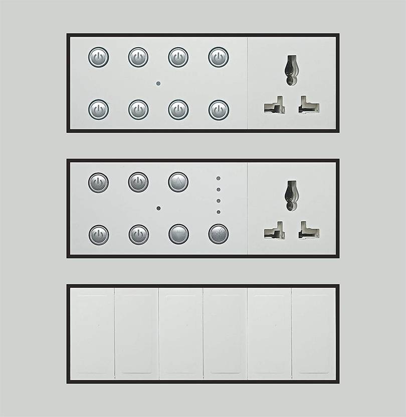 Smarteefi 13 Port Modular WiFi Smart Switch Board, 10 Smart Switch, 1