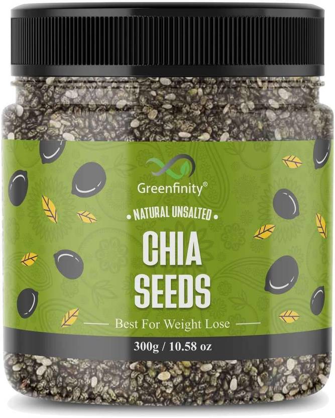 Greenfinity Chia Seeds 300g Premium Raw Chia Seeds for Eating