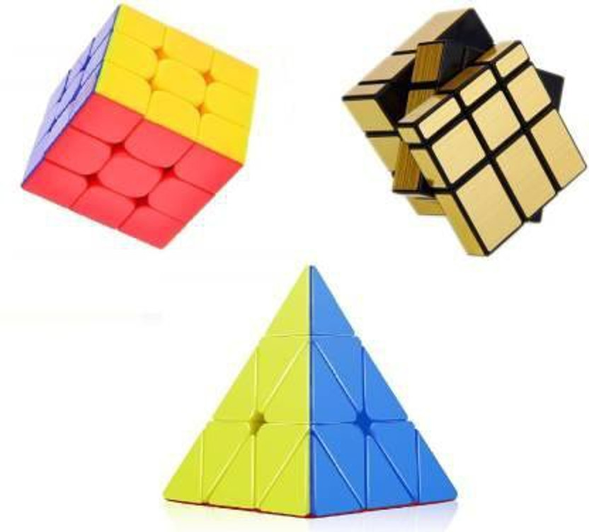 QY Toys Jelly Pyramid 3x3 Cube - Durchsichtiger Speed Cube 95mm