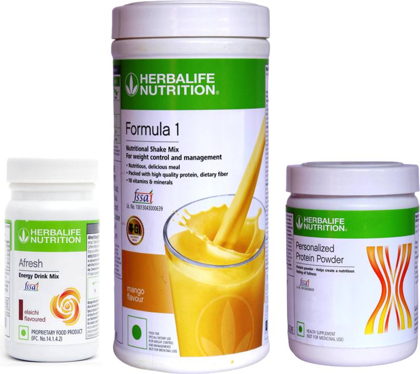 HERBALIFE Weight Loss Combo ( Afresh Energy Drink Mix Elaichi Flavor