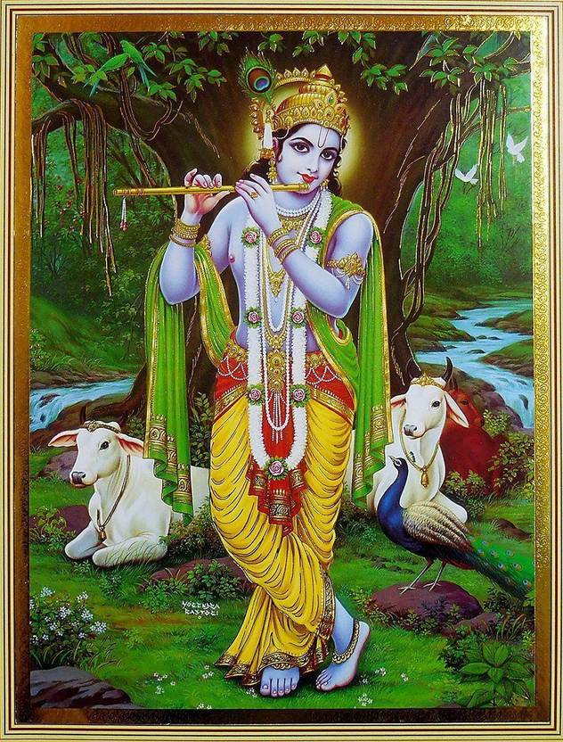 Shri Krishna Poster, Baal Krishna Poster, Nandlal Poster, Baby Krishna