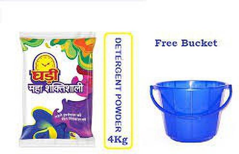 Ghadi Detergent Powder GHADIDETERGENTPOWDER(BUY 4KG GET 1 BUKET FREE
