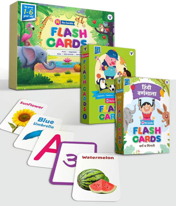 Target Publications Flash Cards for Babies | 224 Non Tearable Cards ...
