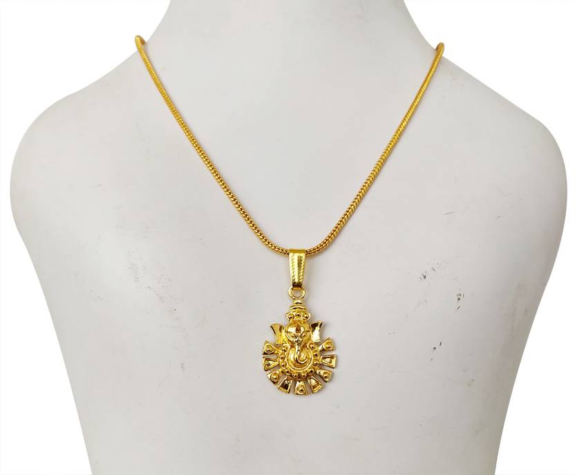 DCASE Lord Ganesha & Floral combination Design Most beautiful Pendant