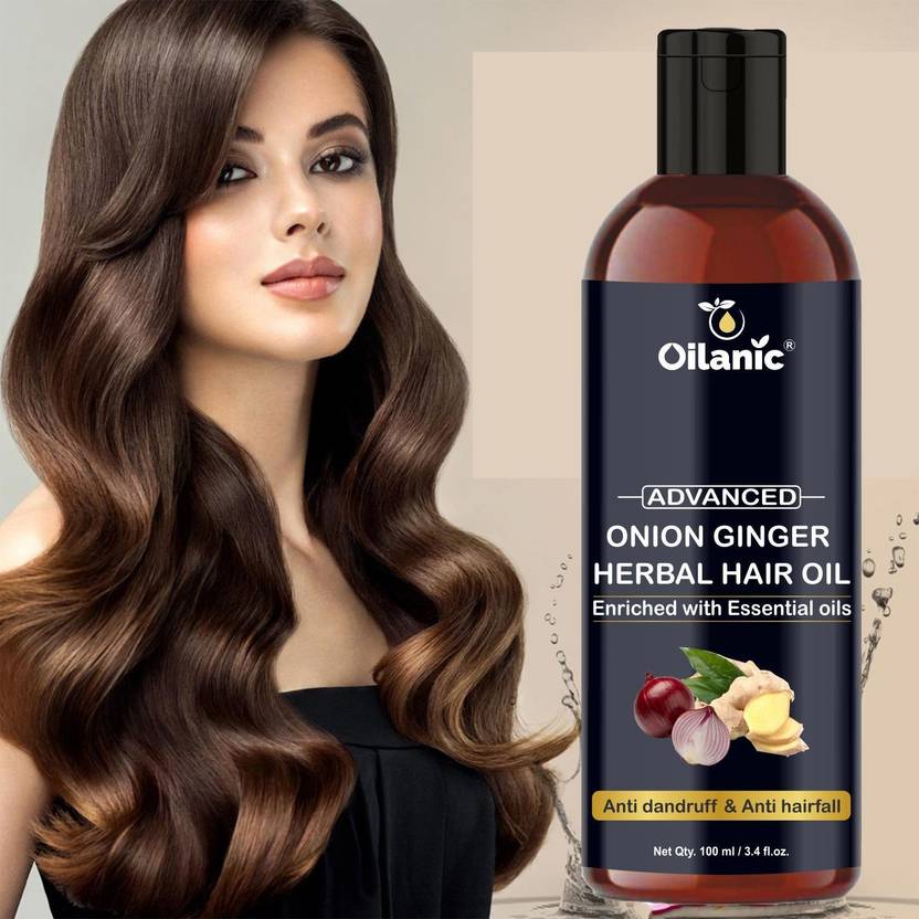 Oilanic Advance Onion Ginger Herbal Hair Oil For Hair Growth (100 ml