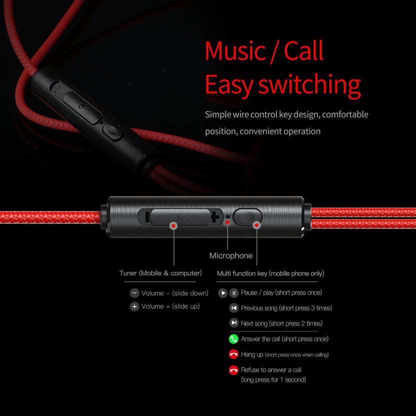 Xmowi RX3 Gaming Earphone with Dual Microphone - Image 4