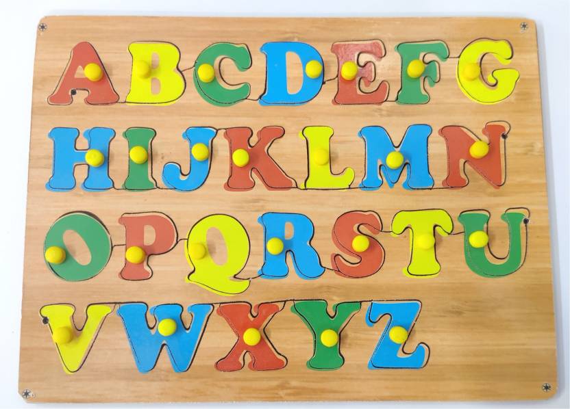 Hari Om gallery Wooden capital alphabets letters learning educational ...