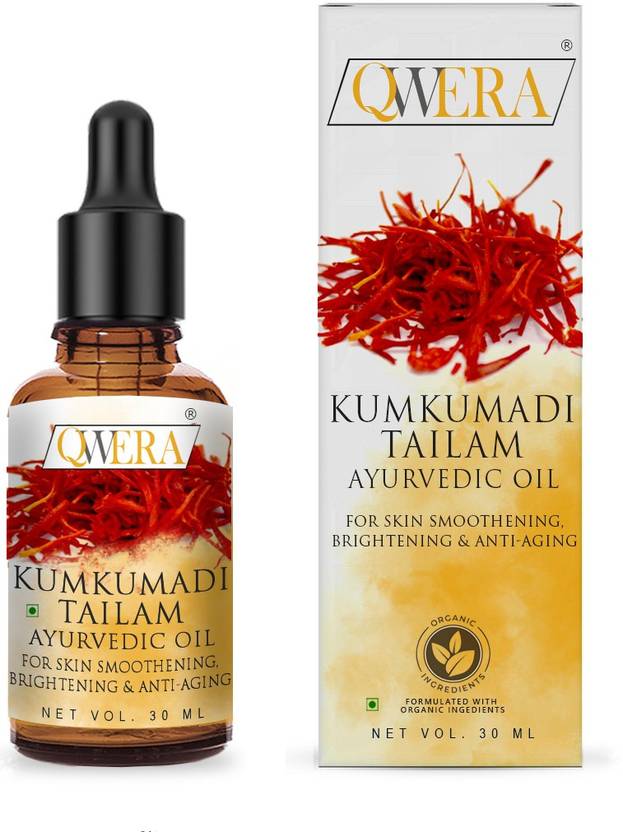 Qwera Kumkumadi Face Glowing Oil for Natural Glowing Beauty, Original