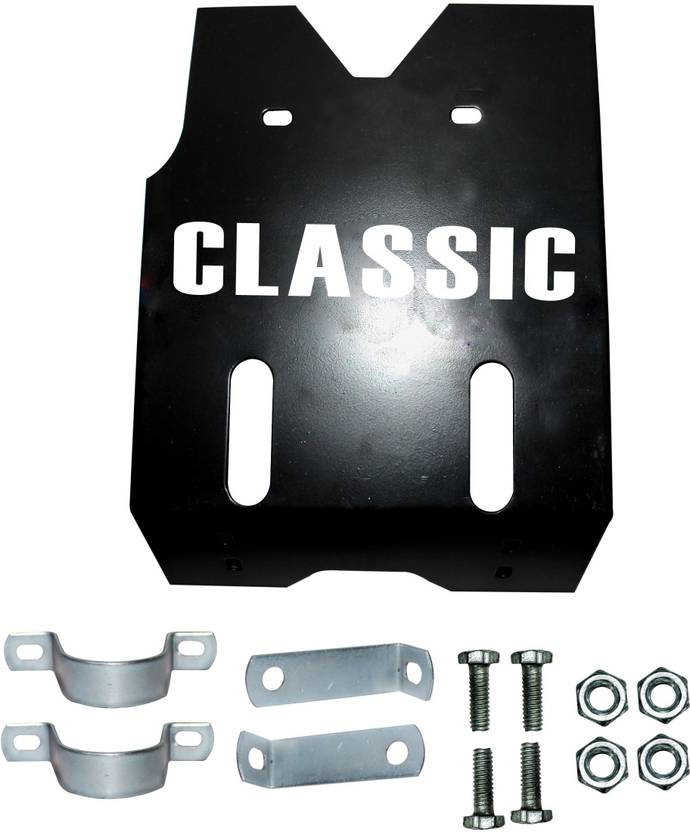 Miwings METAL ENGINE GURAD PLATE BULLET Bike Engine Guard Price in