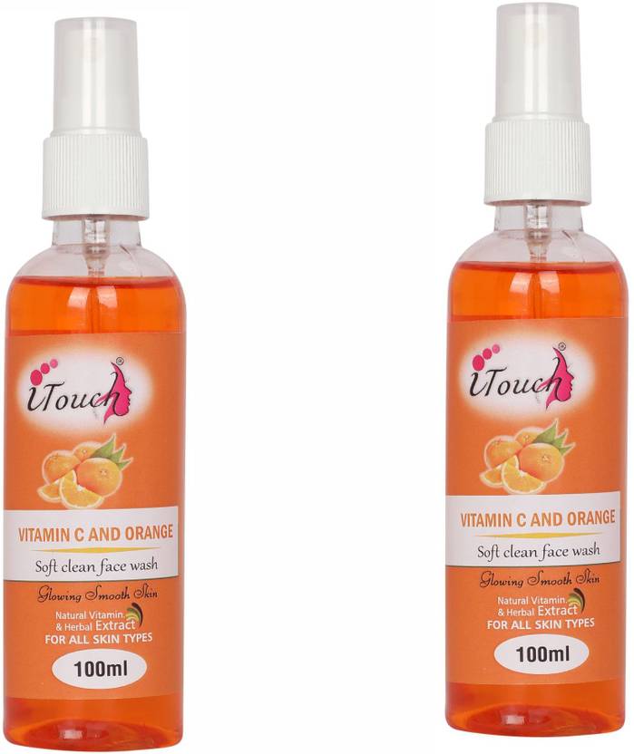 I TOUCH HERBAL Vitamin C And Orange Face Wash 100 ml x 2 ( Pack Of 2