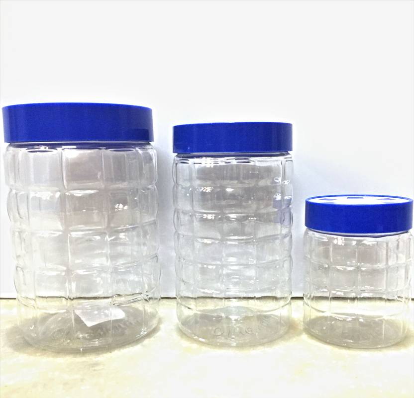 AASAVI Plastic Grocery Container 2200 ml, 1500 ml, 600 ml Price in