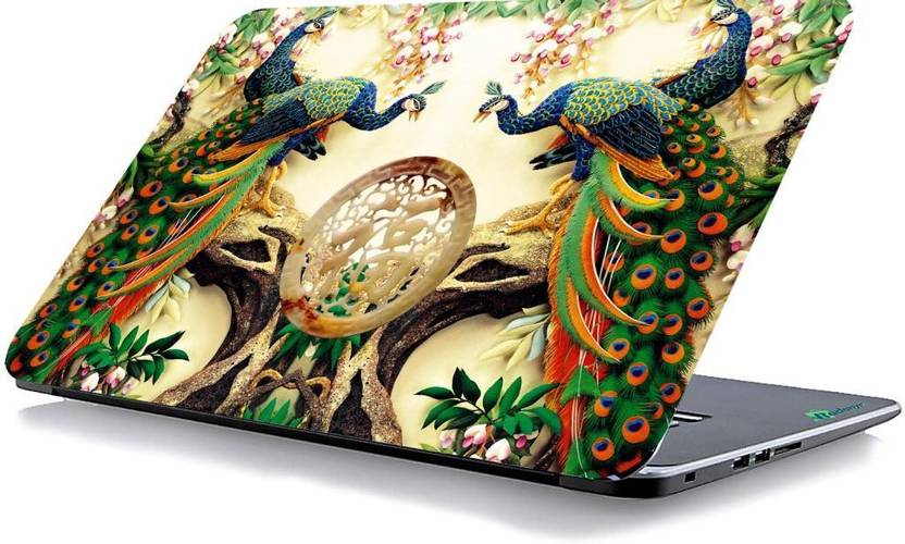 BUSY2BUY PEAKOK 3D LAPTOP SKIN STICKER VINYL Reusable Laptop Skin Compatible for 15.6 inch