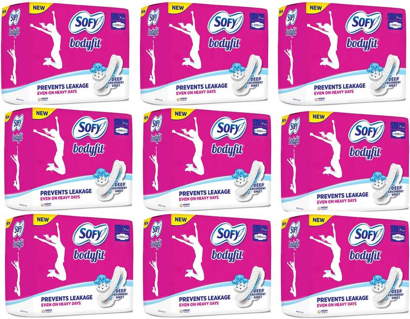 SOFY Bodyfit Regular 9 Pack 7 Pads Each Sanitary Pad Buy Women