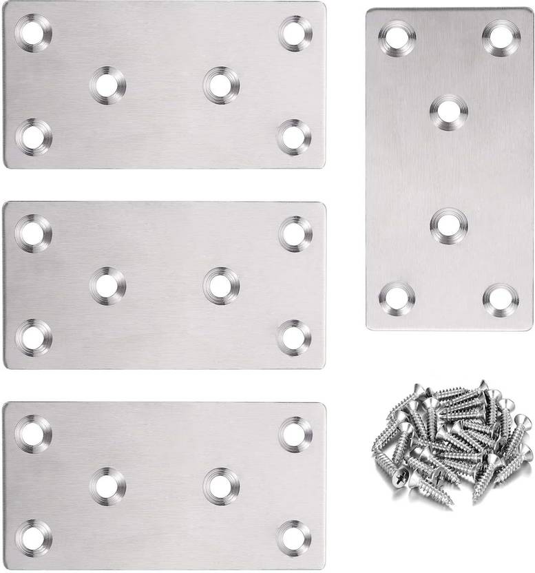 DILNAZ ART Stainless Steel Mending Plates Heavy Duty Straight Metal