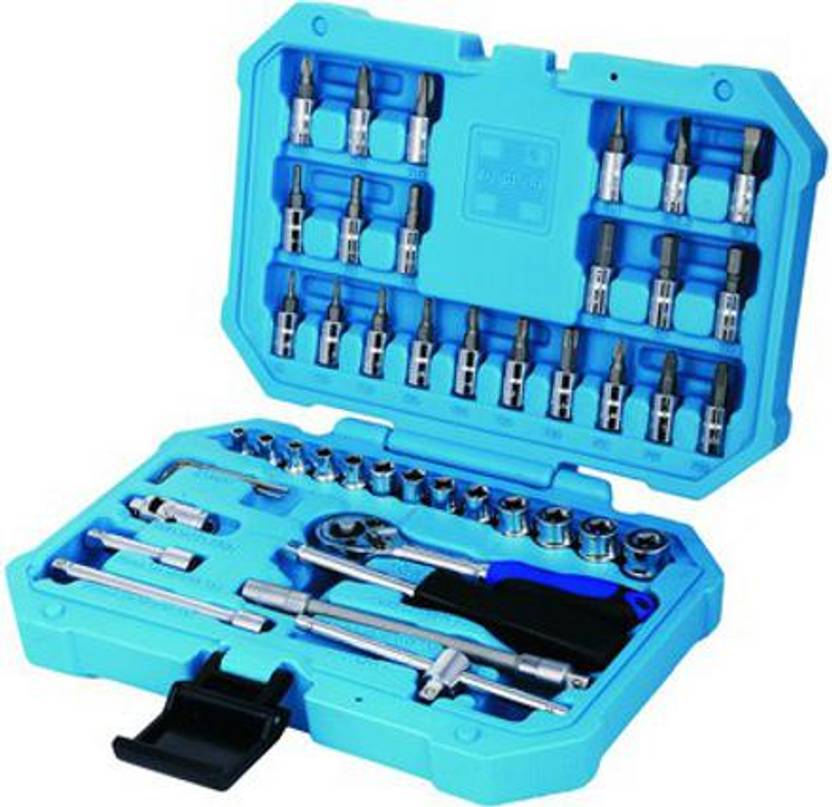 TAPARIA 1/4 SQ DR 46PCS SOCKET SET SA46 Socket Set Price in India Buy