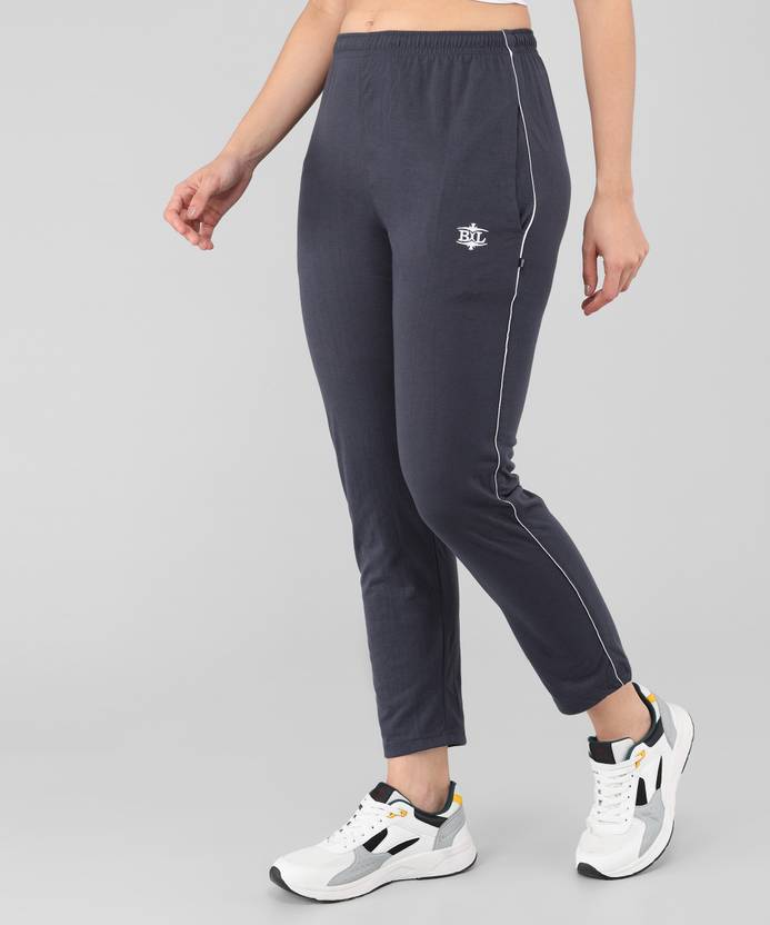 ASDF Women Solid Grey Track Pants