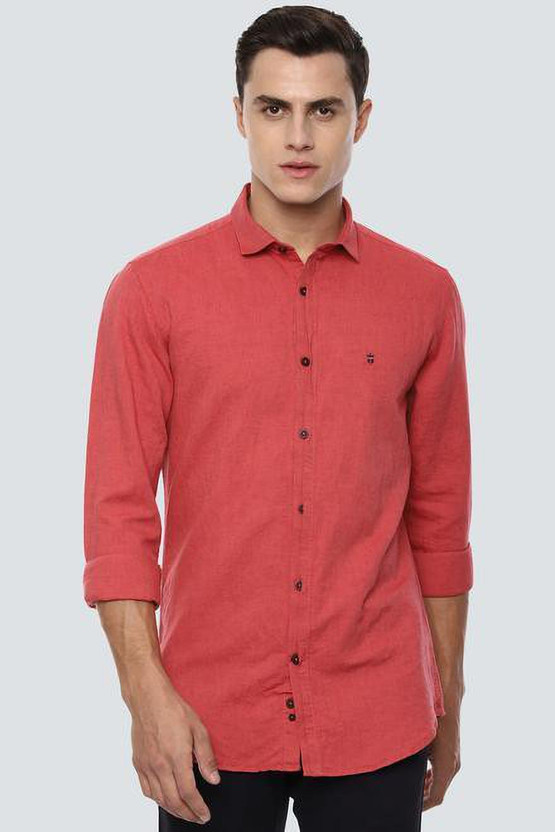 Louis Philippe Sport Men Solid Casual 