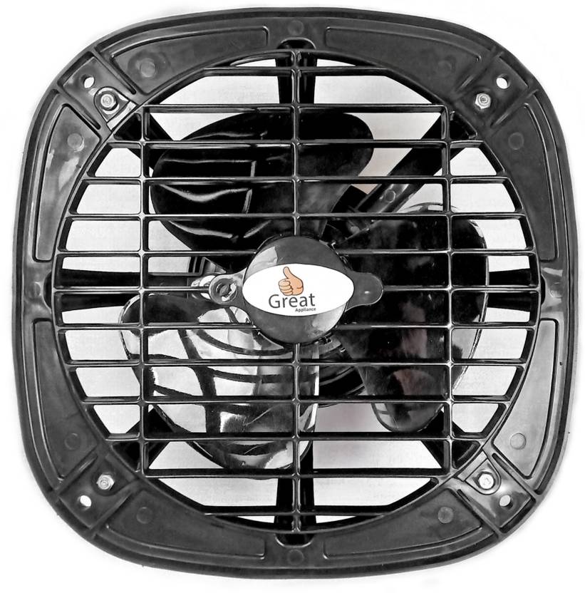 Great Like Exhaust fan 9 inch black pvc good build quality 300 mm