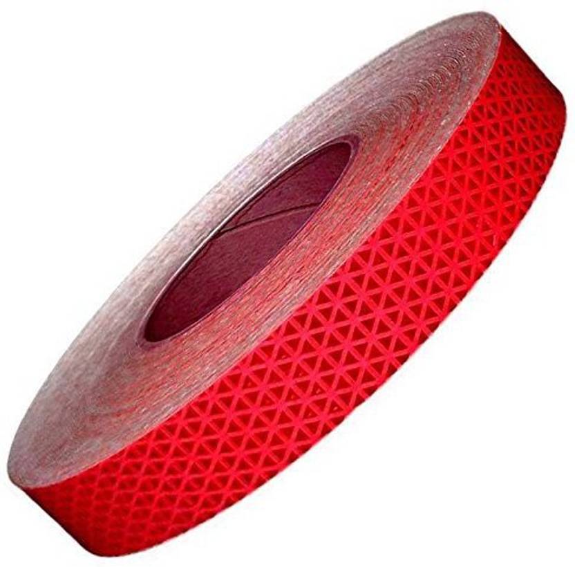 AutoVision Imported Reflective Conspicuity Tape, 1 inch Width (10 Meter, Red) 25.4 mm x 10 m Red Reflective Tape