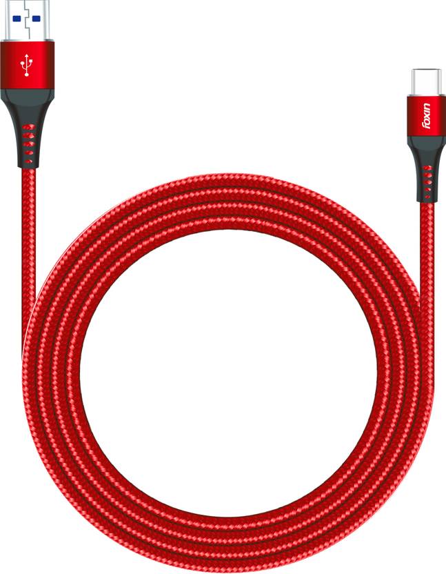 Foxin USB Type C Cable 4 A 1.2 m Aluminium Shielding FDCCE158 Foxin
