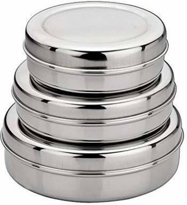 LEOSXA Stainless Steel Grocery Container 750 ml, 1250 ml, 1750 ml