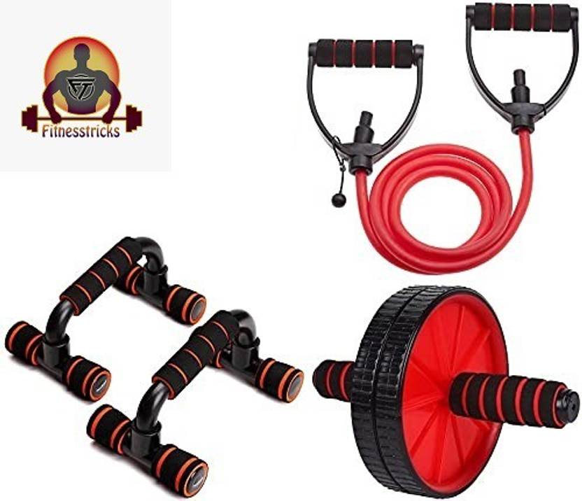 Fitnesstricks STRETCHING & MUSCLES BUILDING COMBO SET Home Gym Kit ...