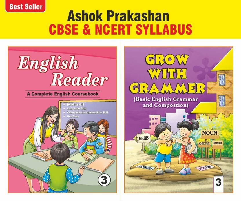 Ashok Prakashan English Reader & Grow With Grammar 3 (Set Of 2) English
