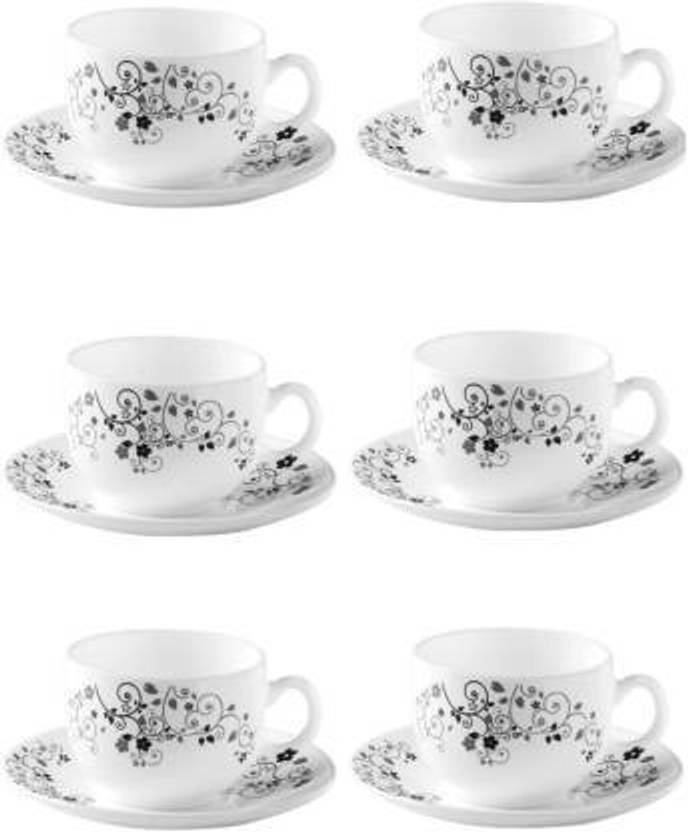 Namaste Kitchen Pack of 12 Glass Opalware Diva from La Opala Mystrio