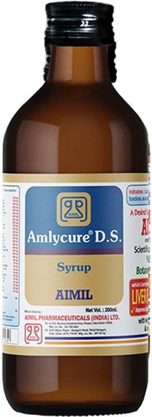 AIMIL Amlycure D.S. Syrup for Liver Health - Natural Liver Herbal Tonic ...