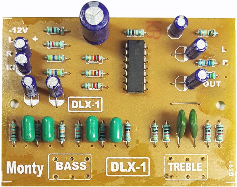 SYMFONIA Bass Treble Control Passive Equalizer Board With Single LM324