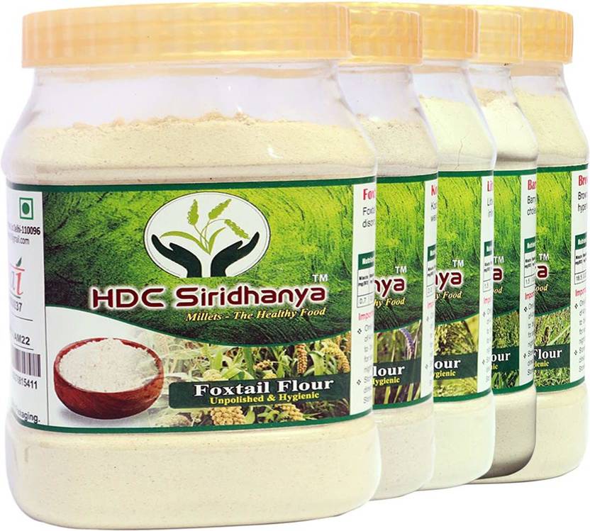HDC SIRIDHANYA Unpolished & Positive Millet/Millets Combo Pack of 5