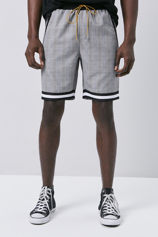 Checkered Men Multicolor Regular Shorts 