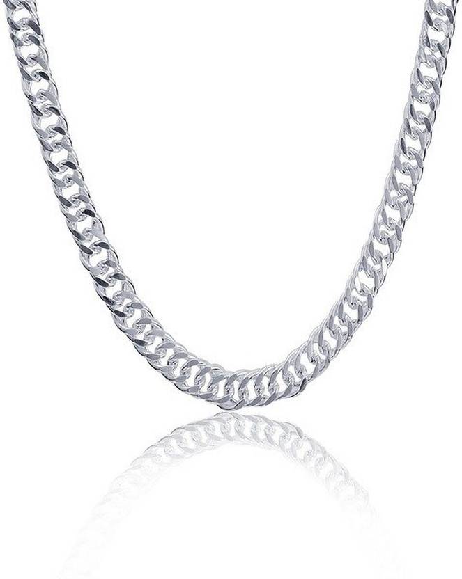 Karishma Kreations Cubic Zirconia Silver, Gold-plated, Platinum Plated Brass, Metal, Copper, Stainless Steel Chain