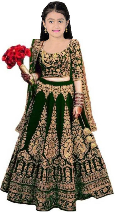 CRIMAX Girls Lehenga Choli Ethnic Wear 